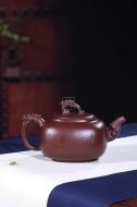 《清心雅逸》宜興紫砂壺工藝美術(shù)師純手工創(chuàng  )新壺泡茶壺底槽青茶具