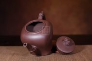 《威震四方》宜興紫砂壺名家工藝美術(shù)師全手工泡茶壺茶具楊國琴老師大廠(chǎng)拼紫泥