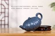 《錢(qián)韻》范菊英原礦天青泥宜興紫砂壺290cc