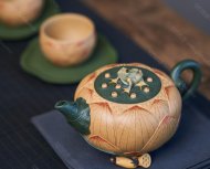 青蛙蓮子套組(一壺二杯二盤(pán))