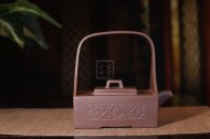 《金玉提梁》宜興市紫砂壺紫泥全手工高級工藝美術(shù)師制作創(chuàng  )新提梁茶具套壺