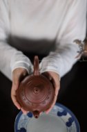 《裙舞》宜興紫砂壺工藝美術(shù)師純手工創(chuàng  )新壺泡茶壺底槽青茶具