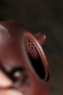 《海豚》工藝美術(shù)師手工家紫泥紫砂壺創(chuàng  )新壺系列收藏茶壺