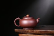 《碩果滿(mǎn)園》姚華君原礦底槽青宜興紫砂壺