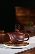 《博海浪擊》宜興紫砂壺工藝美術(shù)師手工茶壺紫泥創(chuàng  )新壺