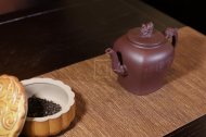 《威震四方》宜興紫砂壺名家工藝美術(shù)師全手工泡茶壺茶具楊國琴老師大廠(chǎng)拼紫泥