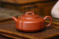 《周盤(pán)》宜興紫砂壺工藝美術(shù)師手工紅皮龍泡茶壺周盤(pán)茶具