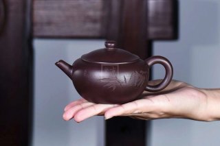 《碗玉》宜興紫砂壺實(shí)力派名家純手工創(chuàng  )新泡茶壺紫泥茶具