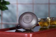 《如意葫蘆》宜興紫砂壺名家強濟人工藝美術(shù)師手工中槽青料竹壺功夫泡茶壺葫蘆茶具