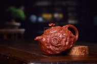 《靈芝供春》經(jīng)典紫砂壺供春宜興全手工工藝美術(shù)師泡茶壺茶具大紅袍