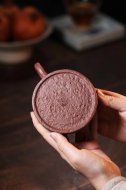 《雙龍石鼓》宜興工藝美術(shù)師手工紫砂壺創(chuàng  )新壺全手工段泥泡茶壺