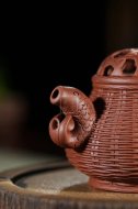《豐收》宜興紫砂壺工藝美術(shù)師手工泡茶壺創(chuàng  )新壺茶具壺