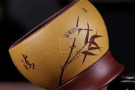 《主人杯》宜興實(shí)力派名家手工紫砂壺黃龍山黃金段泥料茶壺茶具