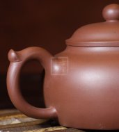 《圓墩》宜興紫砂壺助理工藝美術(shù)師茶具紫泥創(chuàng  )新