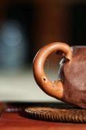 《一葉知秋》宜興紫砂壺工藝美術(shù)師手工段泥創(chuàng  )新壺壺茶具泡茶壺