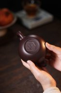 《大度》宜興工藝美術(shù)師手工創(chuàng  )新壺紫砂壺茶壺茶具紫泥