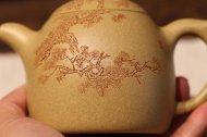《松樹(shù)秦權》宜興紫砂壺本山段助理工藝美術(shù)師手工壺茶具秦權