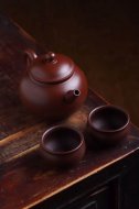 《圓韻》宜興紫砂壺王鎮學(xué)原礦紫朱泥全手工
