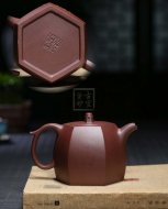 《福滿(mǎn)四季》宜興紫砂壺全手工茶壺底槽青名家