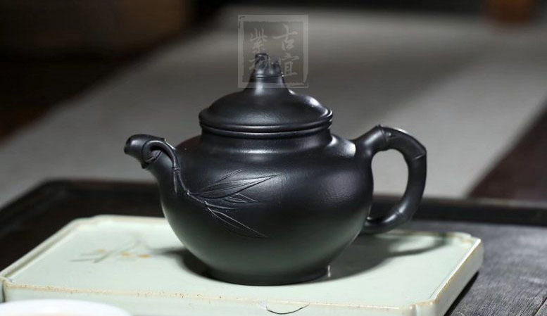 《雅竹》宜興紫砂壺工藝美術(shù)師手工嫣紅朱泥還原燒泡茶壺茶具創(chuàng  )新壺