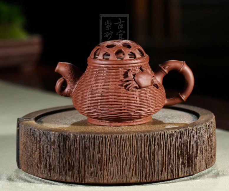 《豐收》宜興紫砂壺工藝美術(shù)師手工泡茶壺創(chuàng  )新壺茶具壺