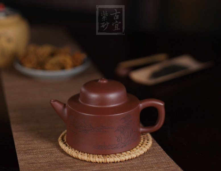 《玉鼎》宜興紫砂壺底槽青高級工藝美術(shù)師手工茶壺茶具創(chuàng  )新壺